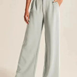 Seabourne Pleated Wide-Leg Pants