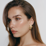 Golden Tarn Twist Earrings