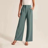 Vista Lane Tailored Wide-Leg Pants