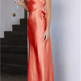 Thesa - Sleeveless satin dress