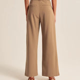 Vista Lane Tailored Wide-Leg Pants