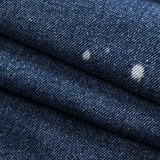 Sable Paint-Splattered Wide-Leg Jeans