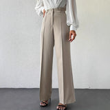 Monarch Line Pleated High-Waist Pants