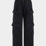 Stealth Cargo Wide-Leg Jeans