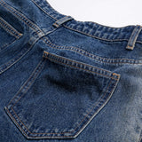 Dual-Tone Wide-Leg Jeans