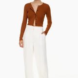 Seabourne Pleated Wide-Leg Pants