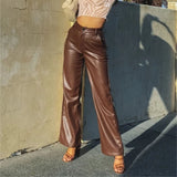 Canyon Road Faux Leather Pants