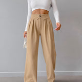 V-Waist Tailored Trousers
