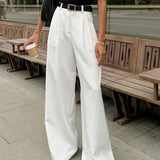 Thea High-Waisted Wide Leg Trousers