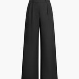 Thea High-Waisted Wide Leg Trousers