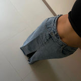 Del Mar High Slit Denim Maxi Skirt