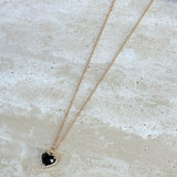 Midnight Heart Necklace