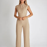 Sculpted Muse Tailored Jumpsuit