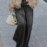 Phantom Split Wide Leg Jeans