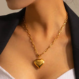 Amara Heart Chain Necklace