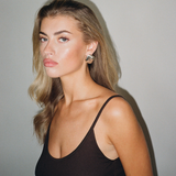 Silver Tarn Twist Earrings