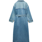 Presley Denim Trench Coat