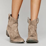Rosalie™ - Vintage Cowboy Ankle Boots