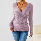 ELIZABETH TUMMY TUCK LONG SLEEVE TOP