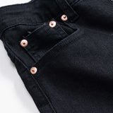 Valeria Lace-Detail High-Waisted Jeans