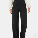 Harbour Street Wide-Leg Button Pants