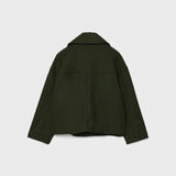 Damen Zweireihiger Mantel | Kurz