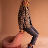NATALIE LEOPARD PRINT COAT