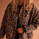 NATALIE LEOPARD PRINT COAT