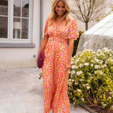 Marlene™ - Elegant Floral Dress